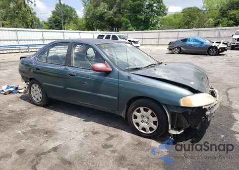 2001 Nissan Sentra Xe из США, поврежденный, VIN 3N1CB51D41L456063